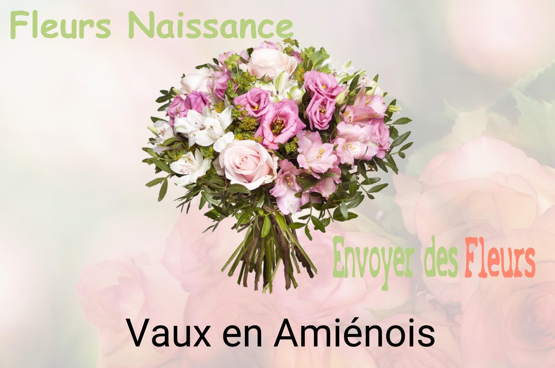 Bouquet de fleurs de naissance livré à Vaux-en-Amiénois