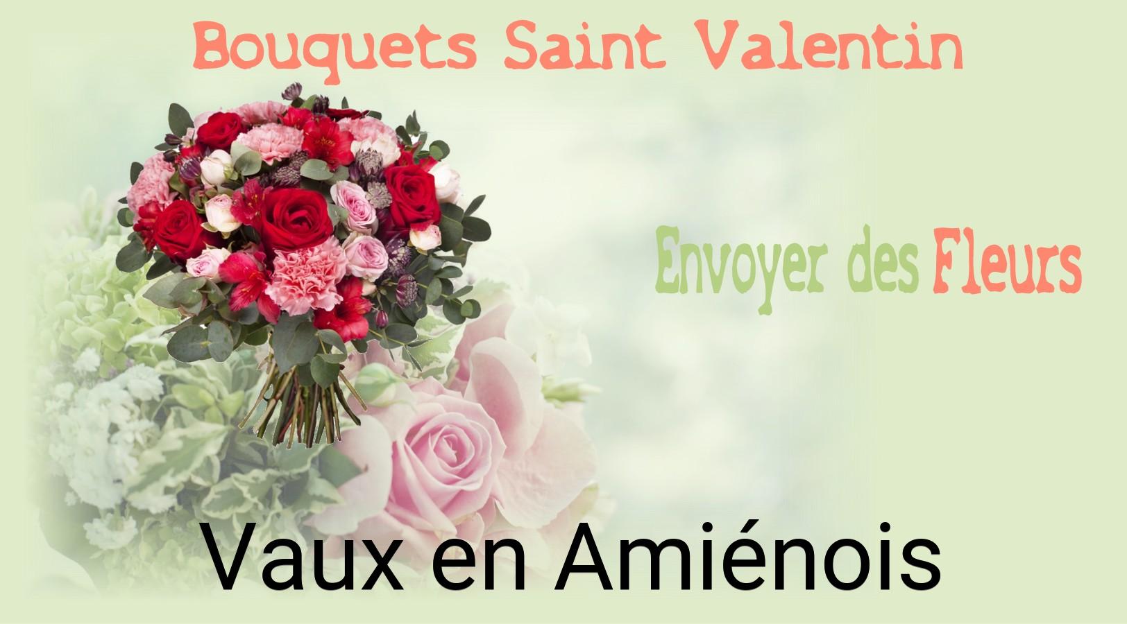 Roses de Saint-Valentin livrées à Vaux-en-Amiénois